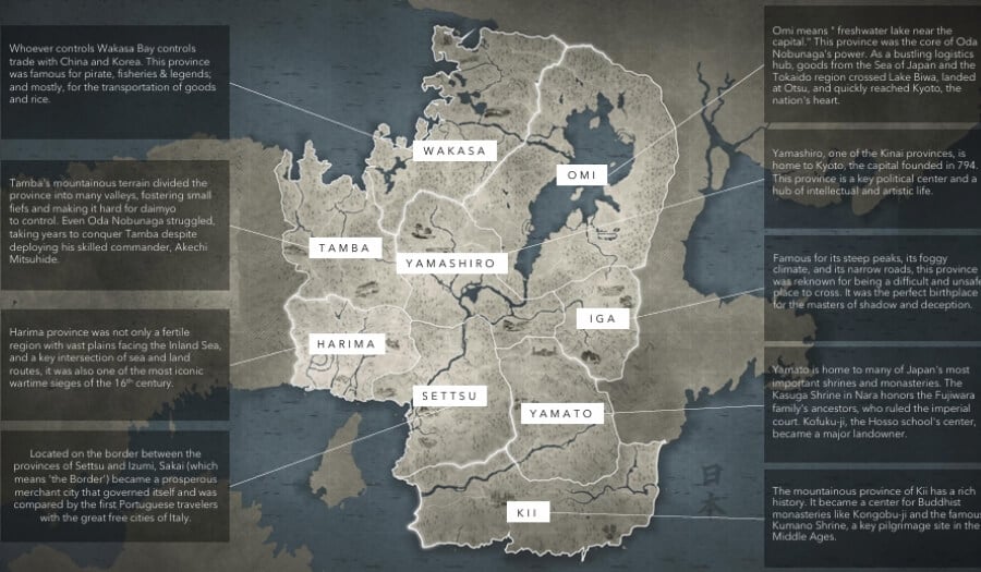 Assassin's Creed Shadow Review World Map